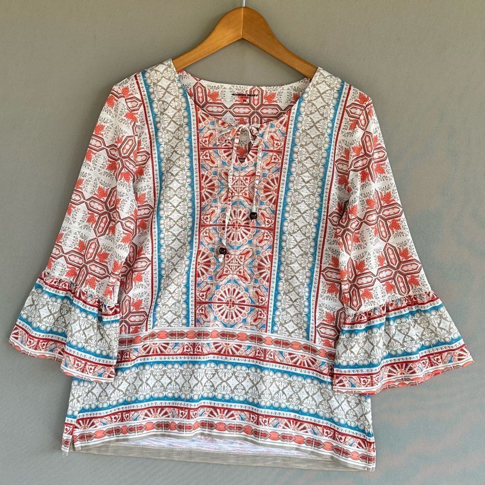 🎉5 for $45 🎉 Allison Daley Top Blouse Shirt Size PS - Picture 2 of 9